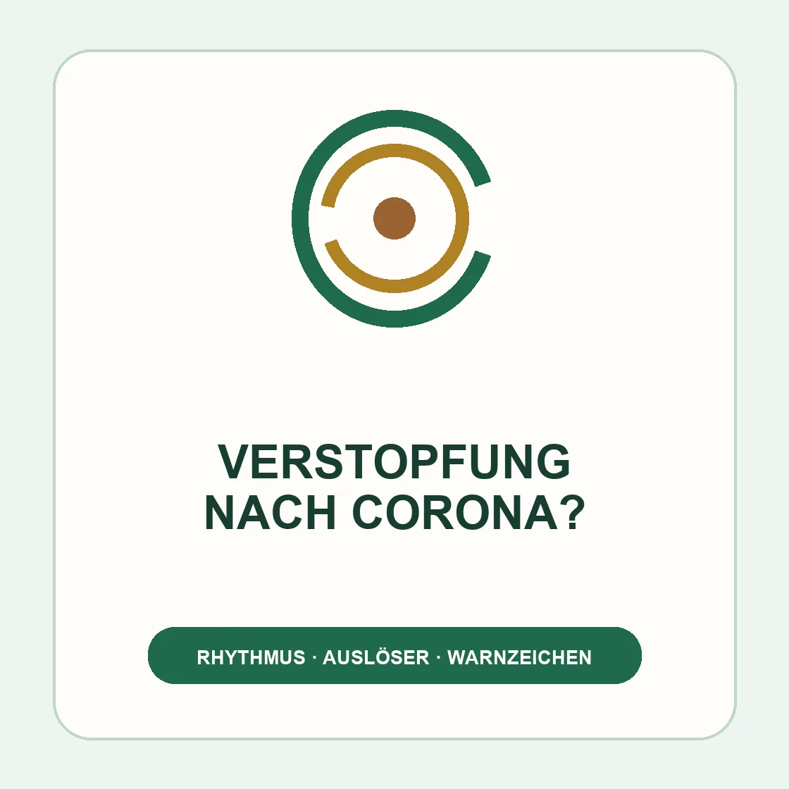 Corona Verstopfung – Illustration zur Einordnung von verändertem Stuhlgang nach COVID-19.