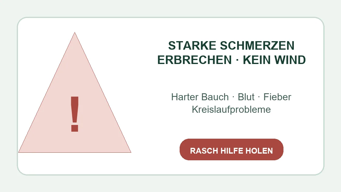 Corona Verstopfung – starke Schmerzen, Erbrechen und fehlender Windabgang als Warnzeichen.