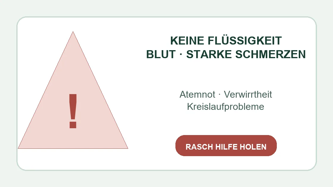 COVID Übelkeit – Blut, starke Schmerzen und Kreislaufprobleme als Warnzeichen.