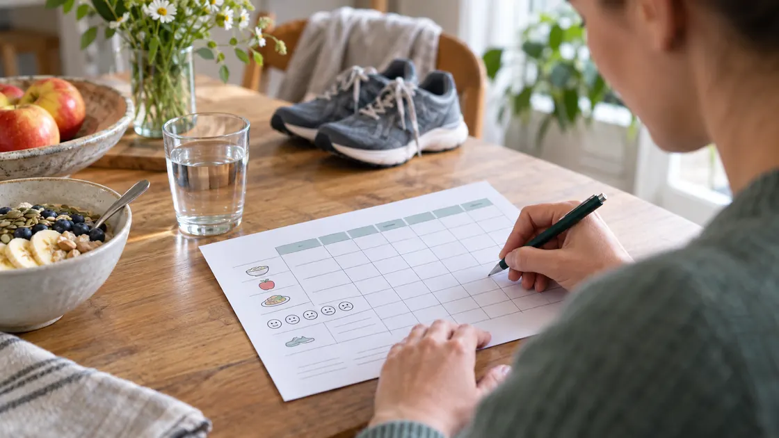 Ernährungs Docs abnehmen – privater 14-Tage-Plan mit Mahlzeit, Wasser und Bewegung.