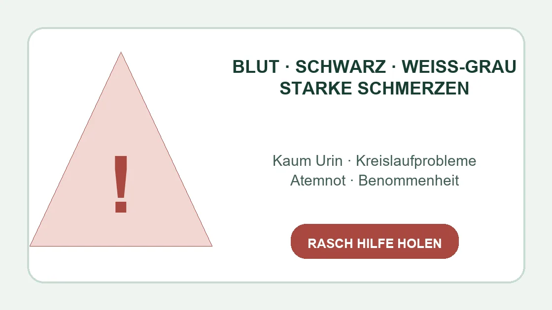 Grüner Stuhlgang Corona – Blut, schwarzer oder weiß-grauer Stuhl und starke Beschwerden als Warnzeichen.