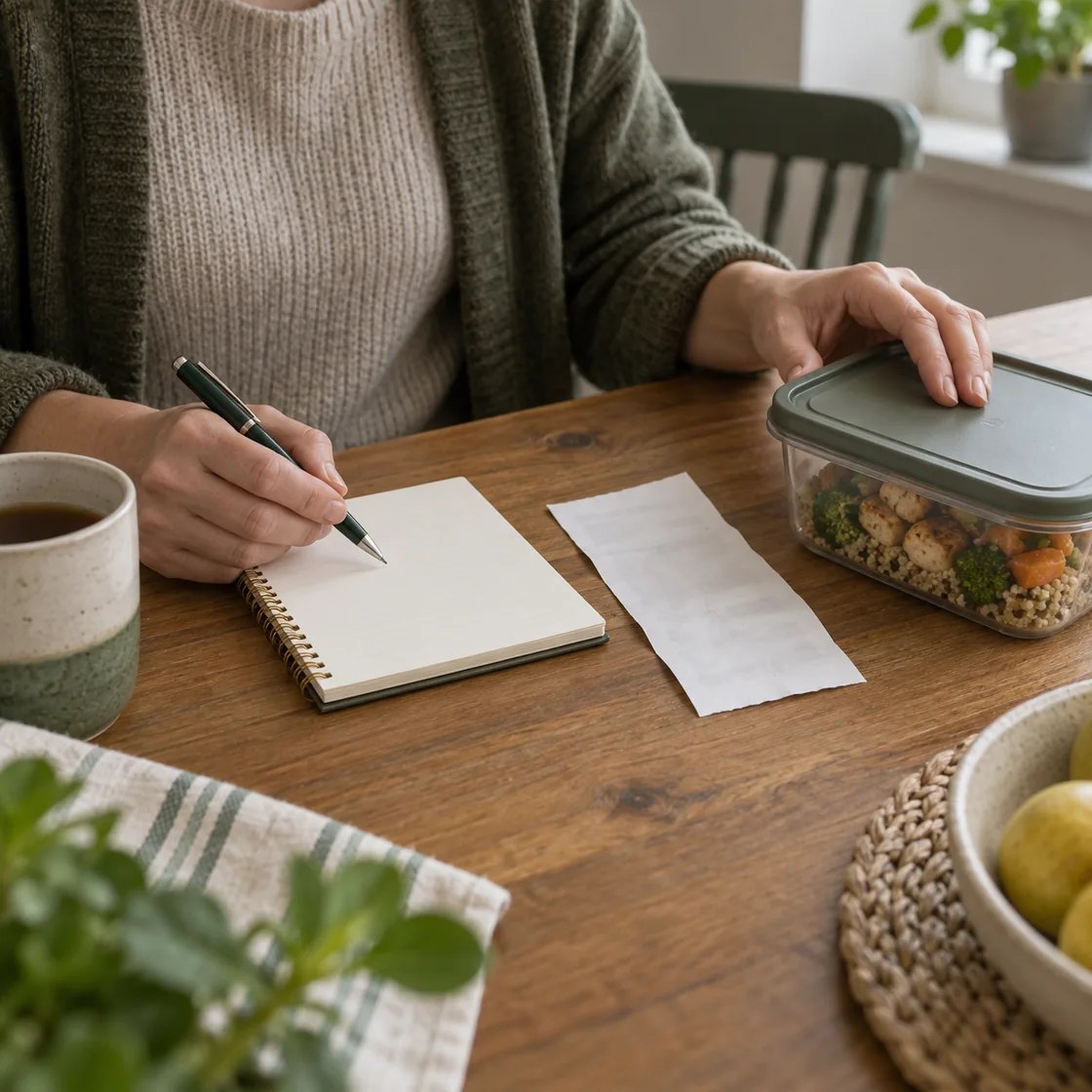 lebensmittelvergiftung hausmittel – Mahlzeit und Zeitpunkte privat notieren