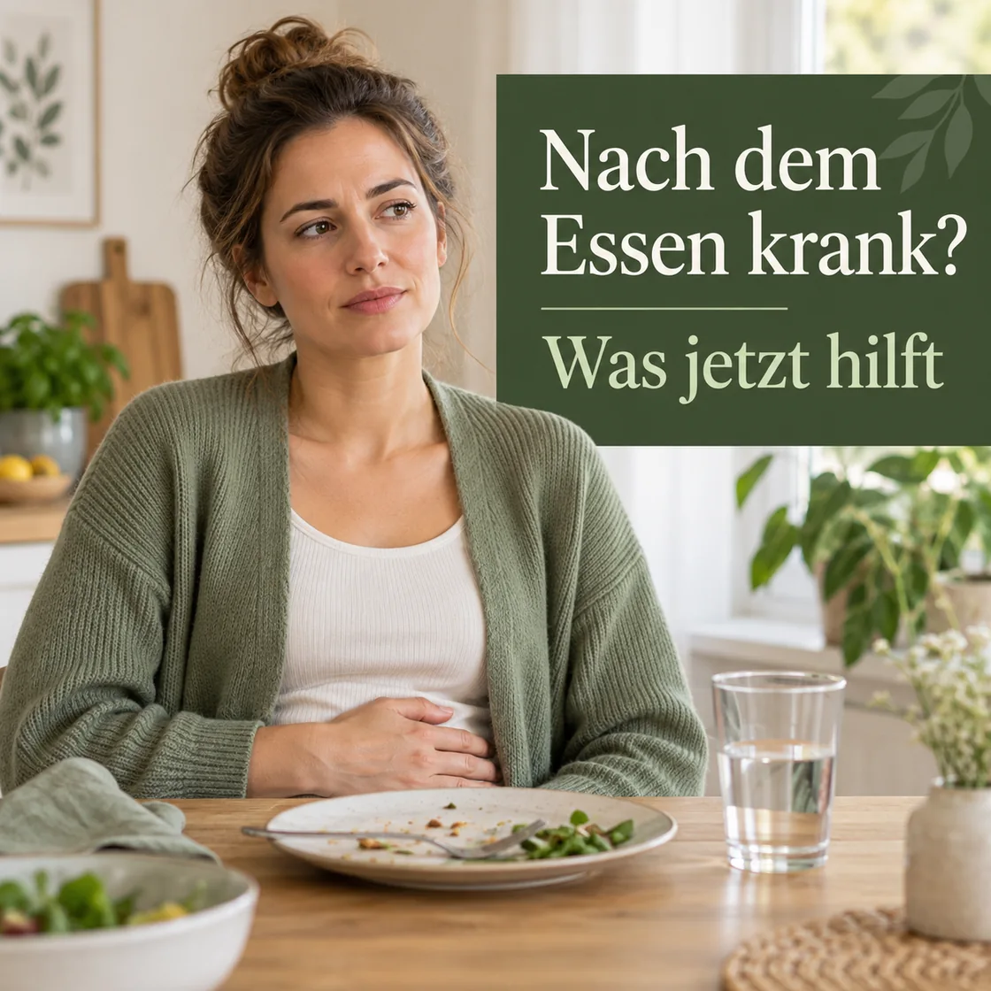 lebensmittelvergiftung hausmittel – Titelbild zu Beschwerden nach einer Mahlzeit