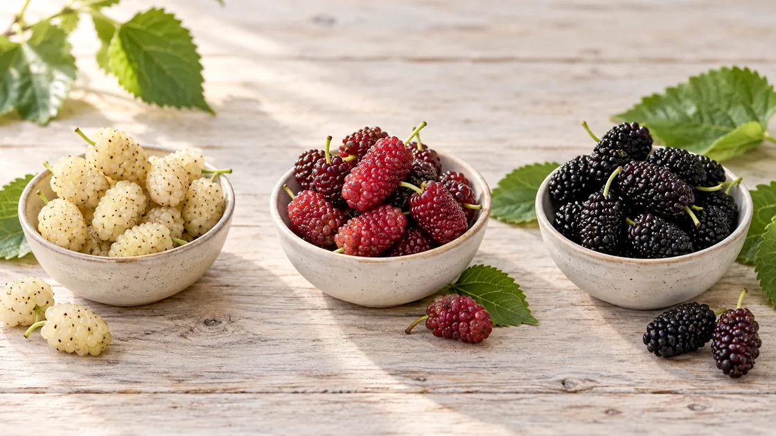 maulbeeren gesund – weiße, rote und schwarze Maulbeeren als natürliche Sortenübersicht