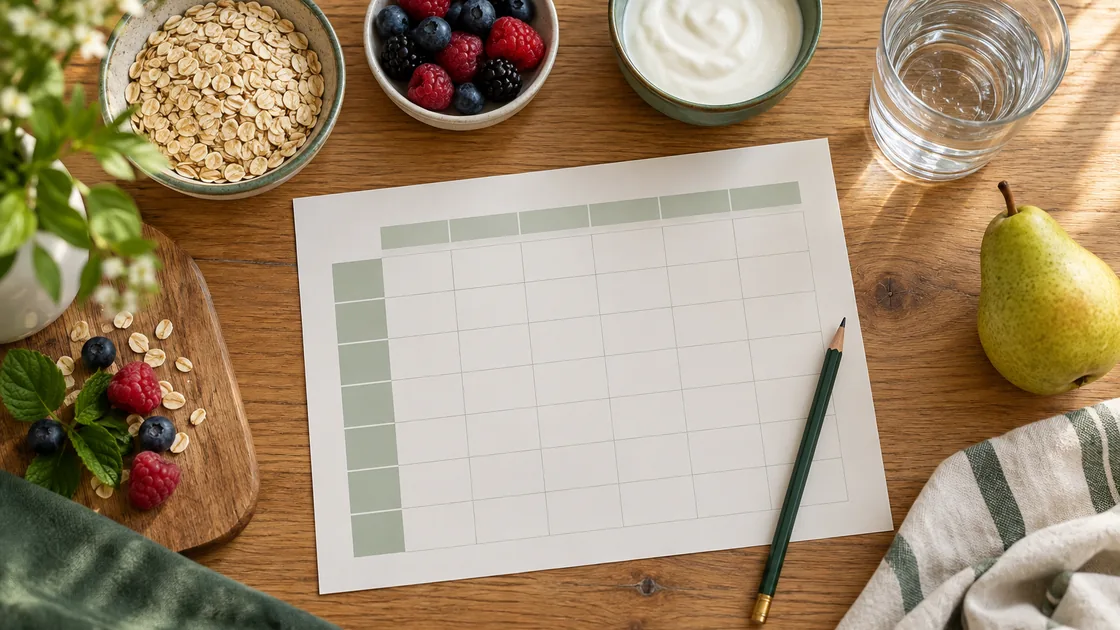 max planck diät – flexibler Wochenplan mit Haferflocken und Obst