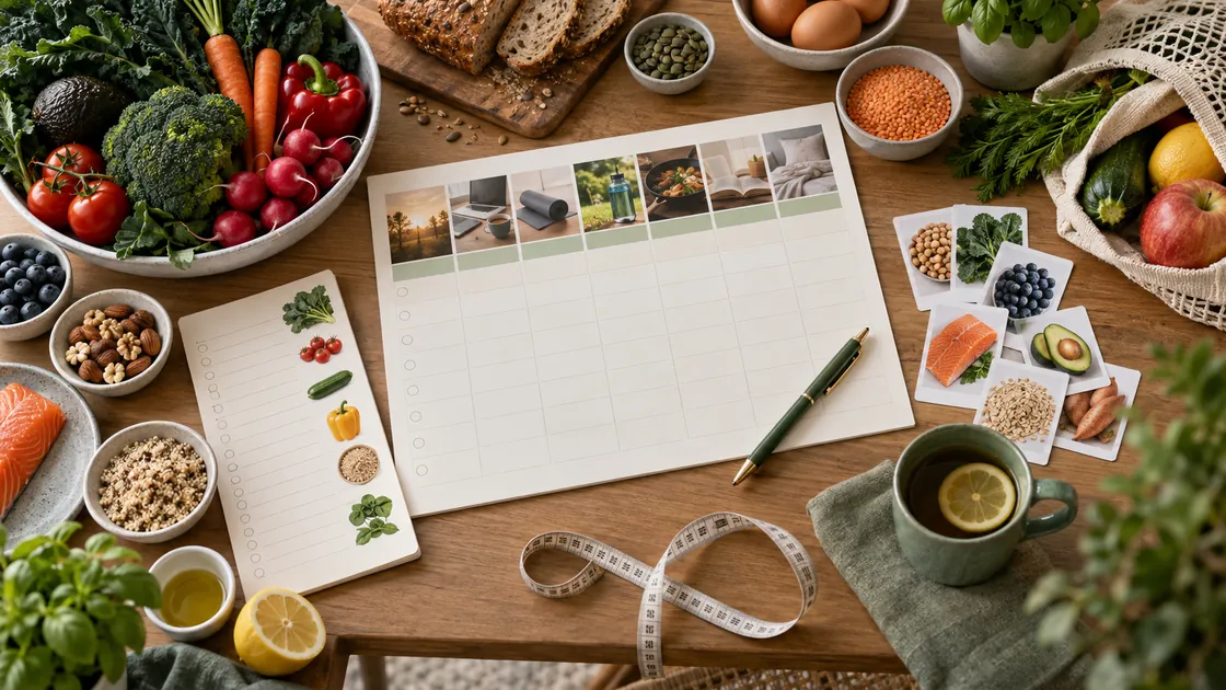 Personalisierte Ernährung – Wochenplan, Einkauf und austauschbare Lebensmittel für den Alltag.