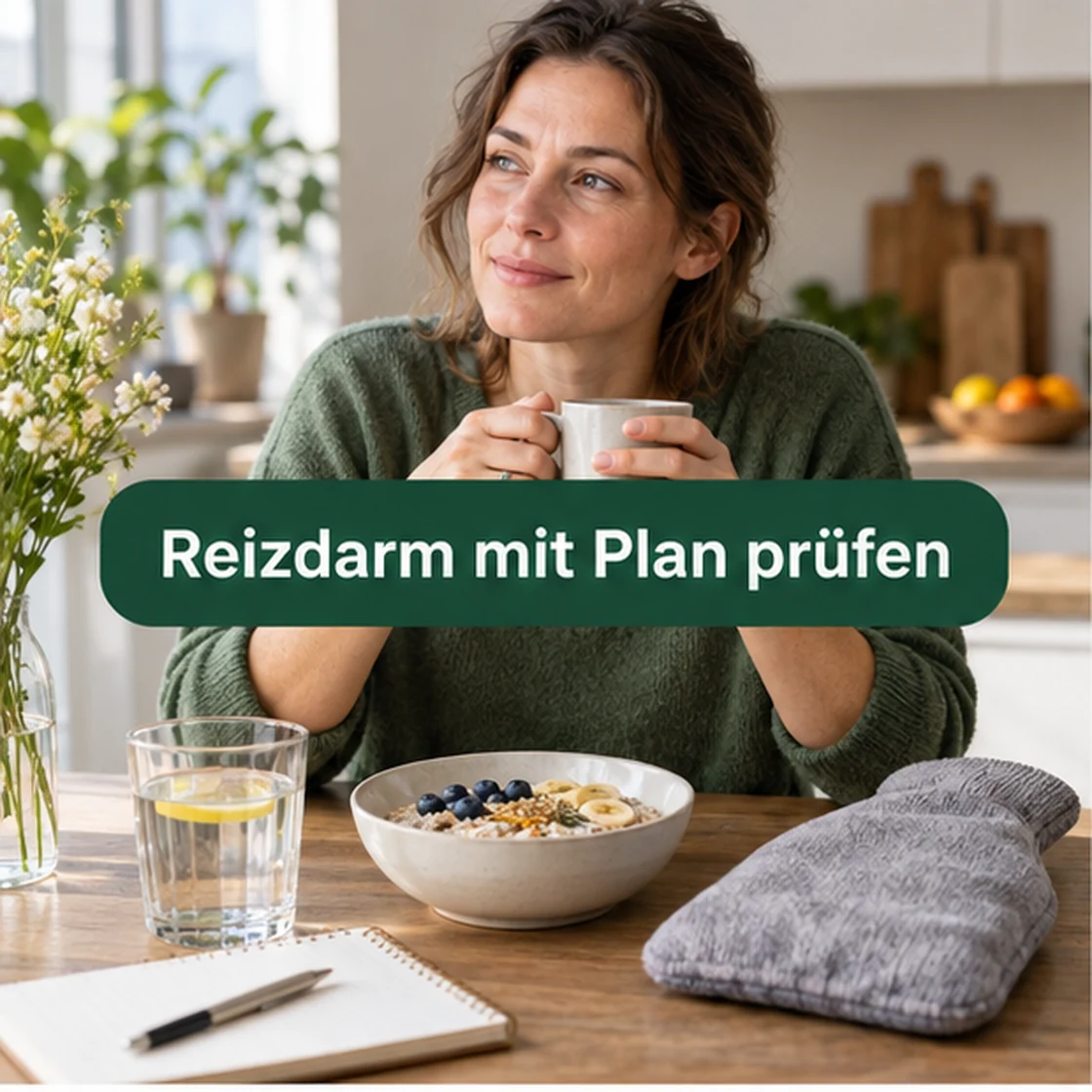 Reizdarm Hausmittel – Frühstück, Wärmekissen und Symptomnotizen