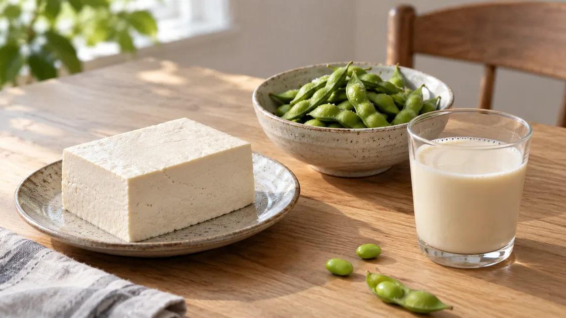 Soja gesund: Tofu, Edamame und Sojadrink im Vergleich