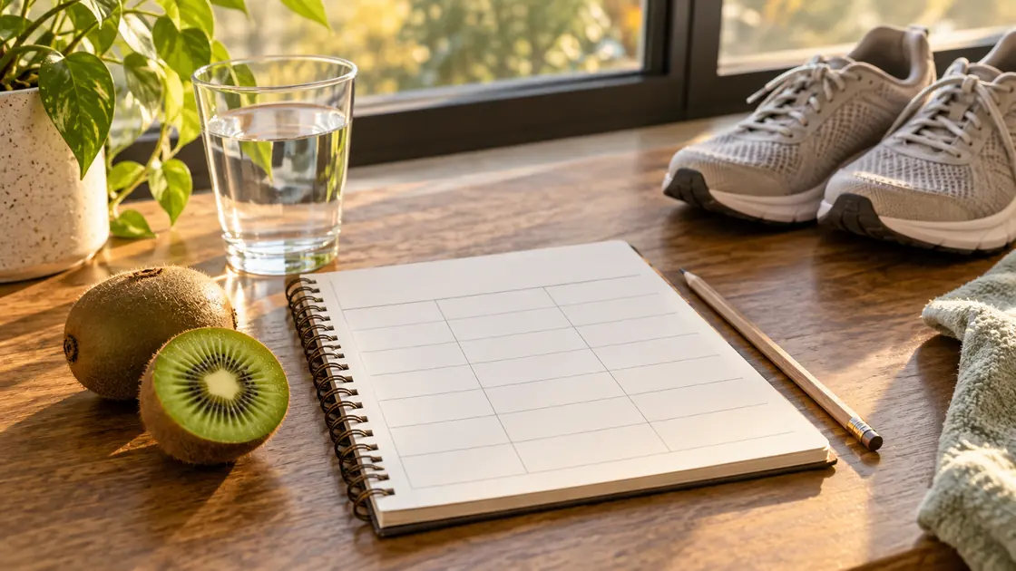 Verdauung ankurbeln – privates Sieben-Tage-Protokoll neben Kiwi, Wasser und Laufschuhen.