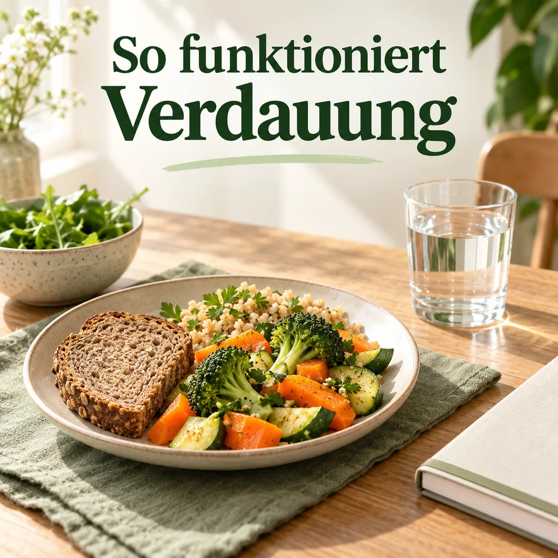 verdauung – Mahlzeit und Wasser als Einstieg in den Körper