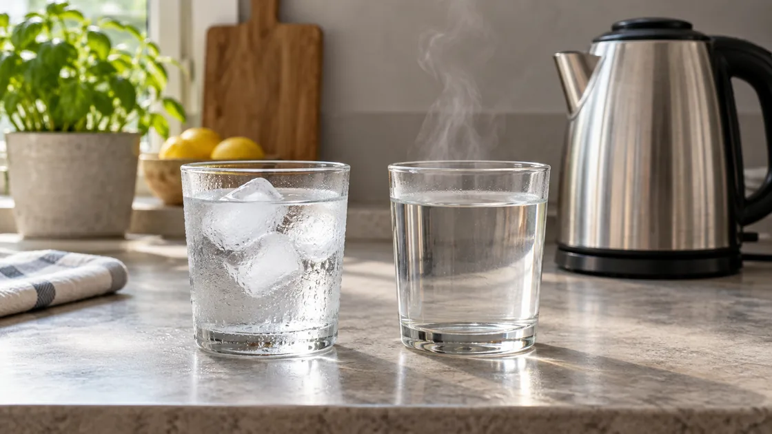 wasser trinken abnehmen – kaltes und warmes Wasser im sachlichen Vergleich