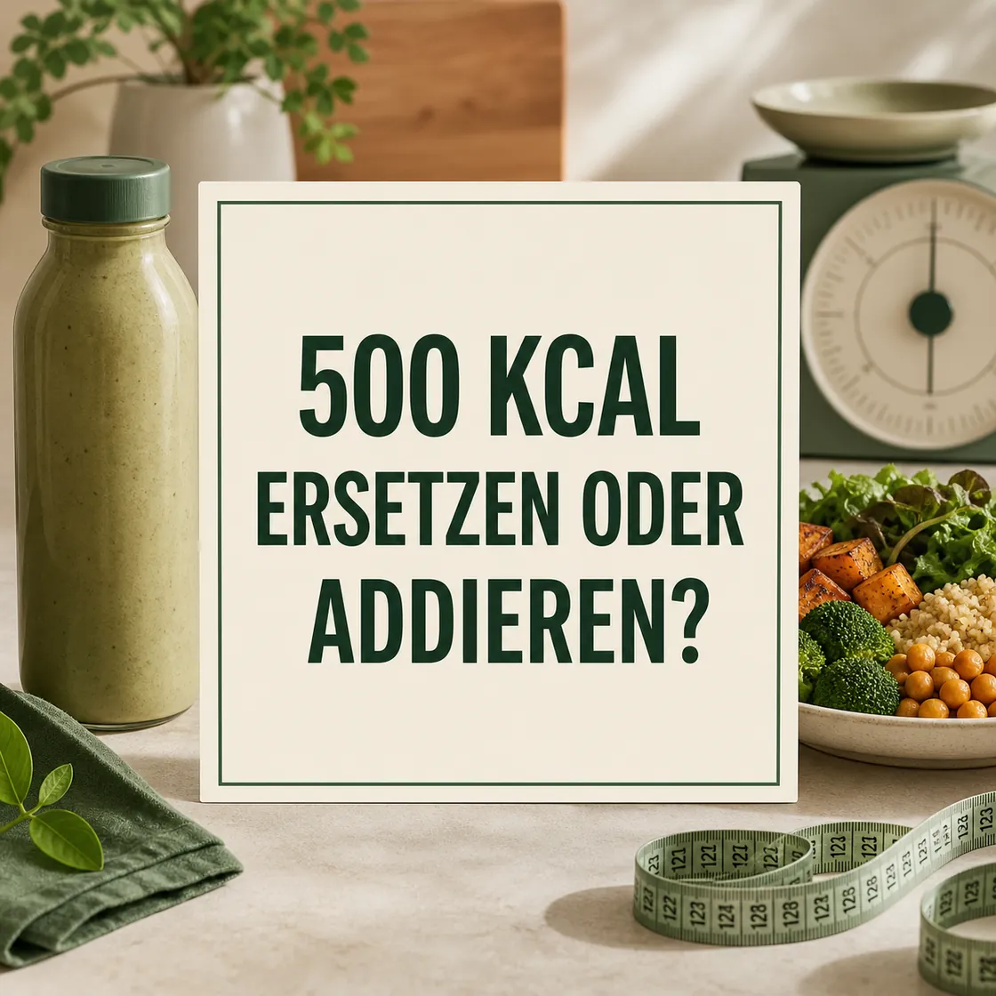 YFood abnehmen – Trinkmahlzeit, ausgewogener Teller und die Frage nach 500 Kilokalorien.