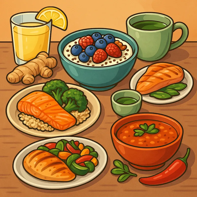 Leckere Rezepte mit stoffwechselanregender Wirkung