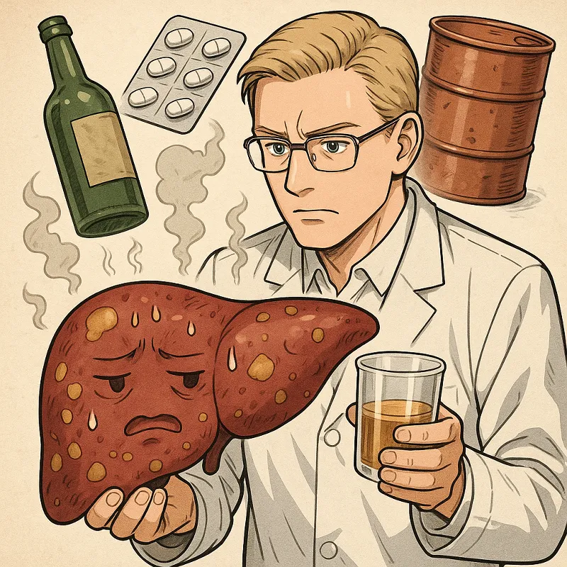 Alkohol und toxische Substanzen