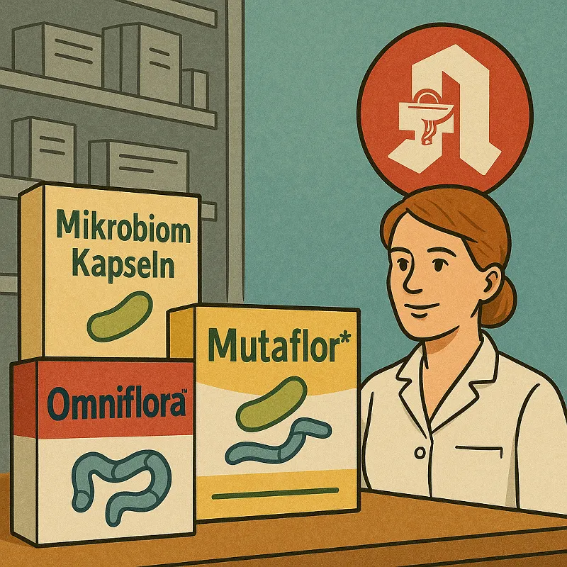 Darmbakterien Apothekenpflichtige und rezeptfreie Produkte