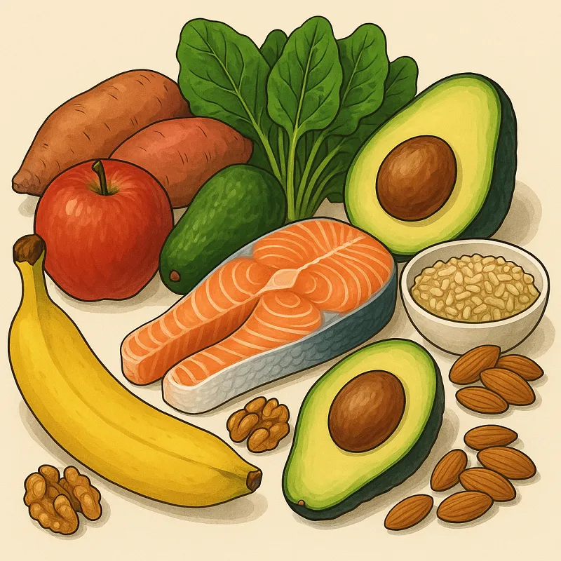 Bluthochdruck senkende Ernährung