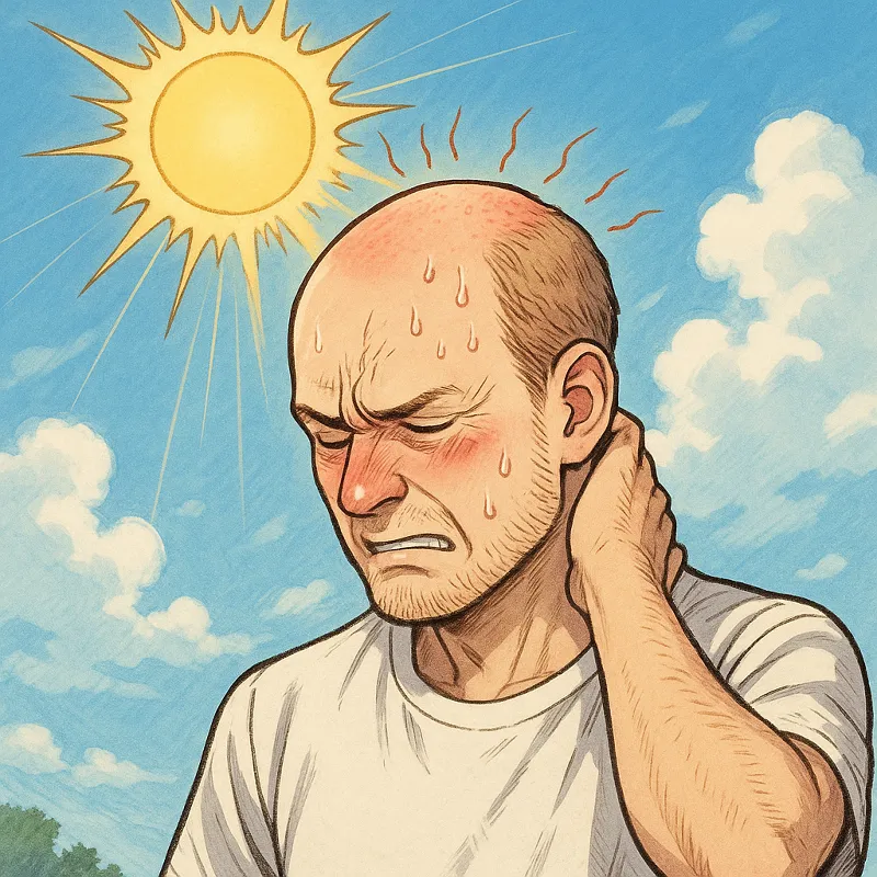 Sonnenstich Symptome Direkte Auslöser