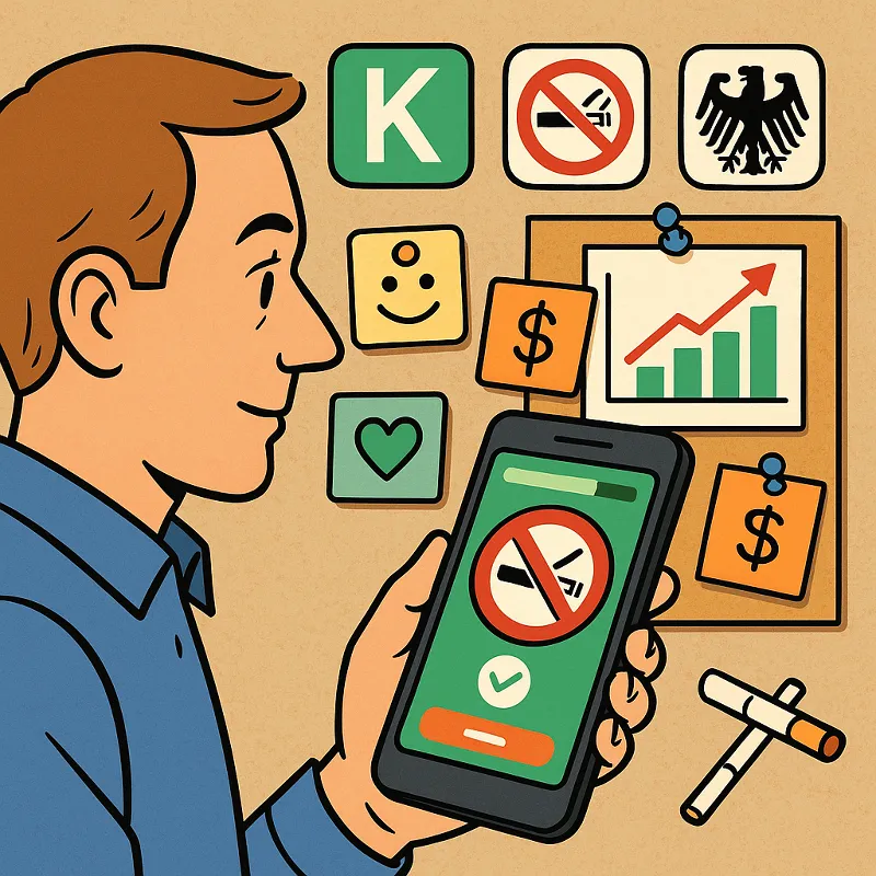 Empfohlene Rauchfrei-Apps
