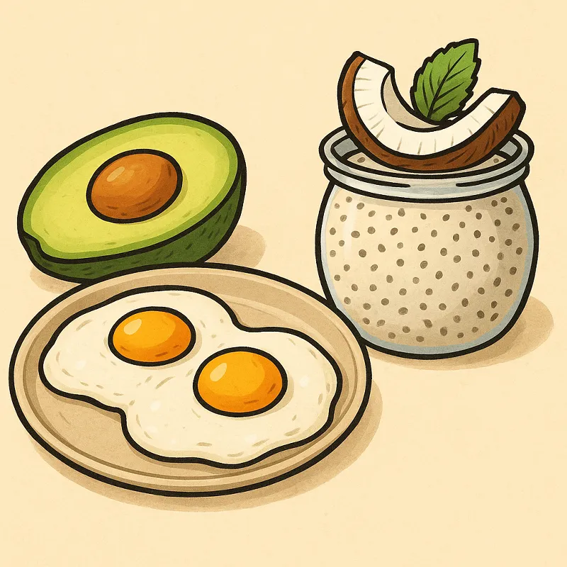Ideen für ein ketofreundliches Frühstück