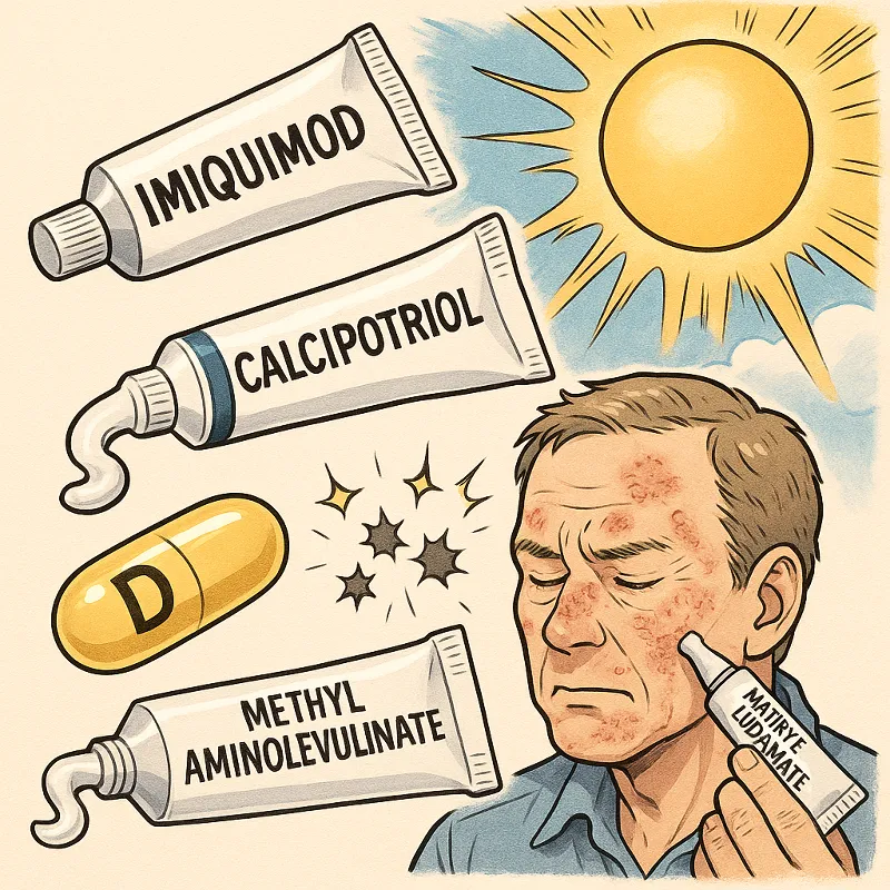 Aktinische Keratose Hausmittel Inhaltsstoffe der neuesten Präparate