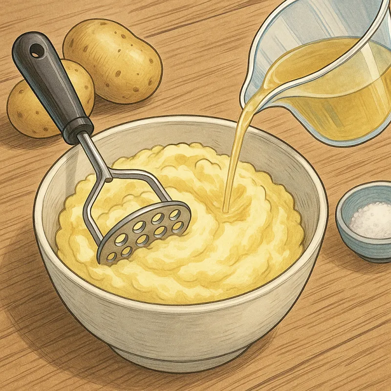 Kartoffelpüree ohne Milch