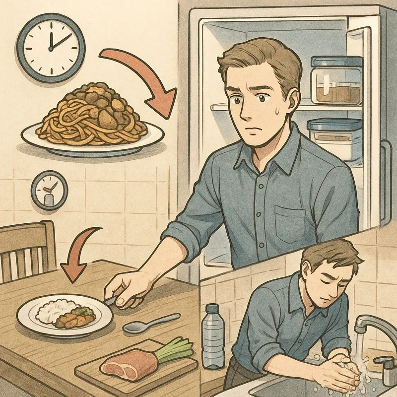 Portionskontrolle und Lagerung