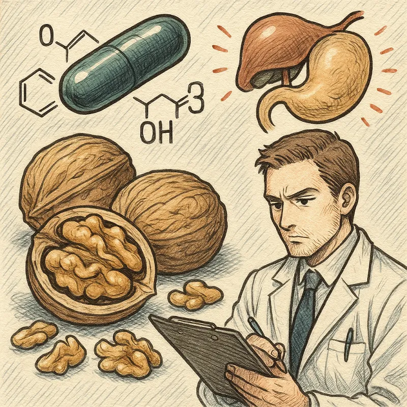 Schokolade bei Gallensteinen Positive Eigenschaften der Walnuss