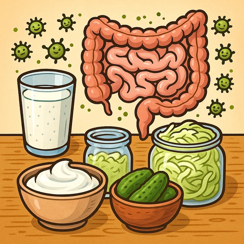 Probiotische Lebensmittel zur Förderung der Darmgesundheit
