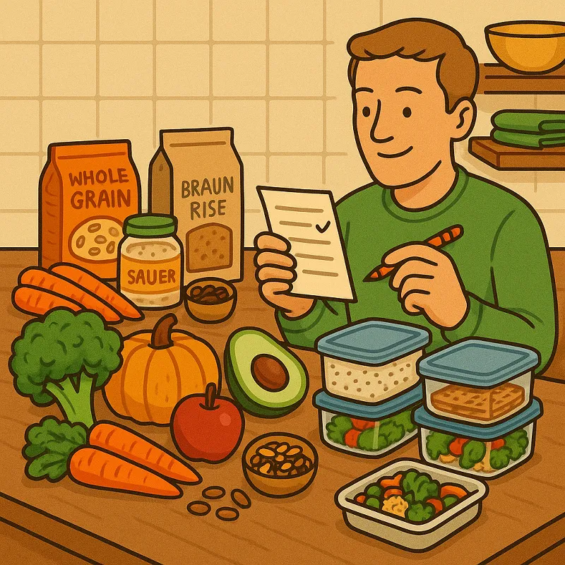 Ballaststoffreiche Ernährung Tipps zur Einkaufsliste und Vorbereitung