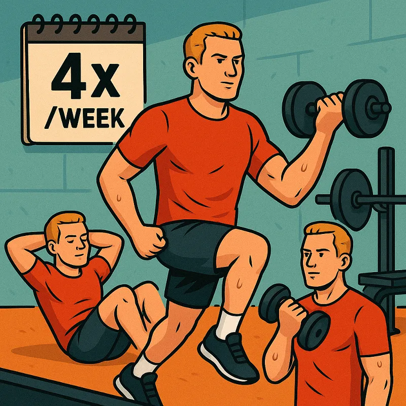 Trainingshäufigkeit und Dauer für optimale Resultate
