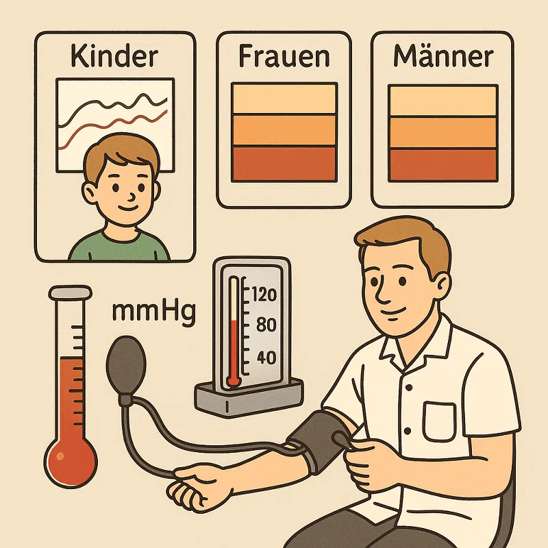 Übersichtliche Darstellung nach Alter und Geschlecht