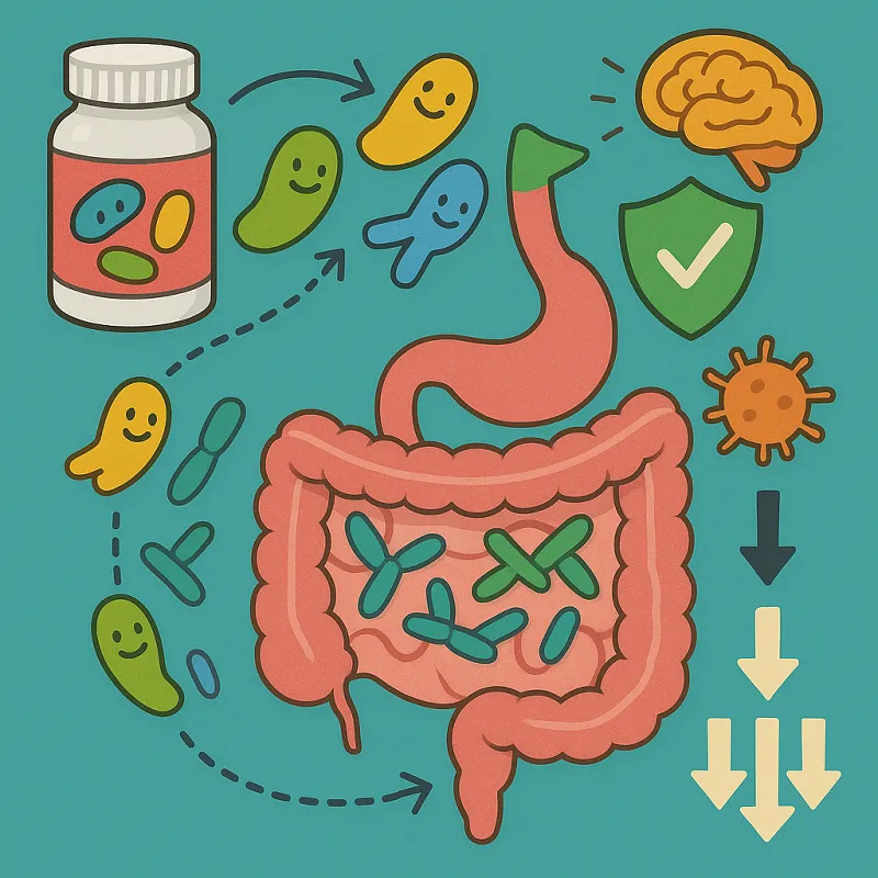 Wie wirken Probiotika im Körper